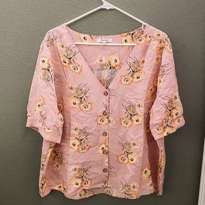 Madewell Floral Blouse